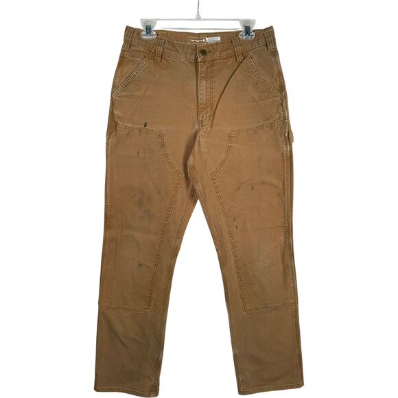 Vintage Carhartt Double Knee Work Distressed Carpenter Pants 32 - Picture 1 of 7